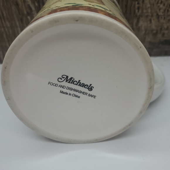 Ceramic Joy Angel Coffee Cup Mug by Michael's Stores 11 Ounces Large Handle - Picture 6 of 6